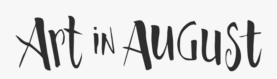 Art In August - Calligraphy, Transparent Clipart