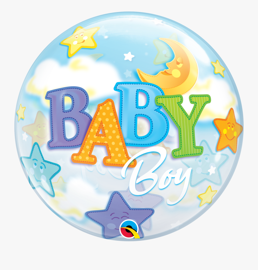 Baby Boy Bubble Balloon, Transparent Clipart