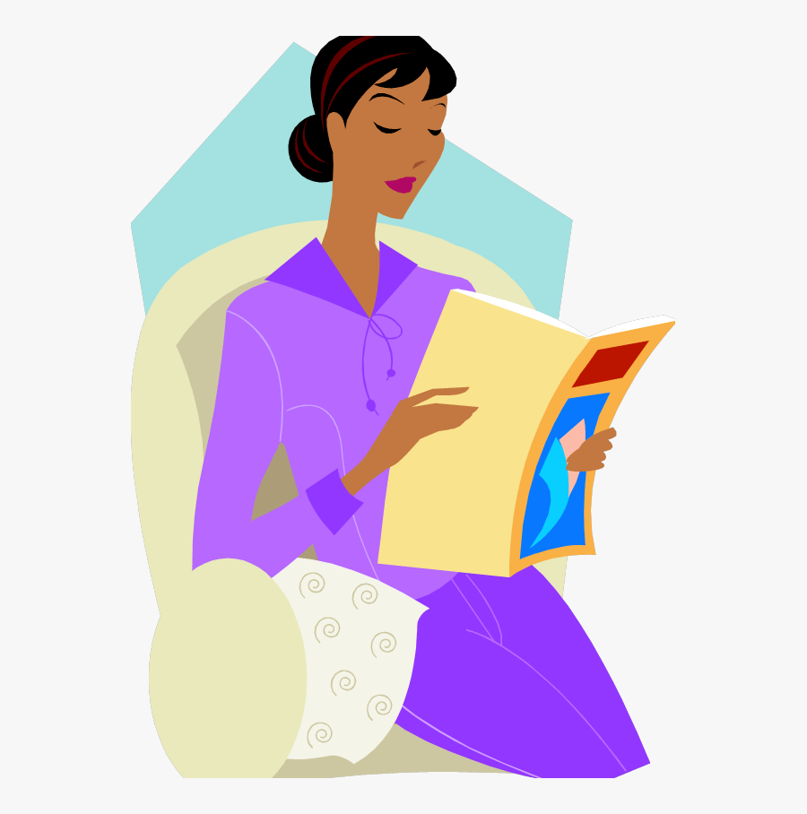 N J Lindquist - Reading Magazine Clipart, Transparent Clipart