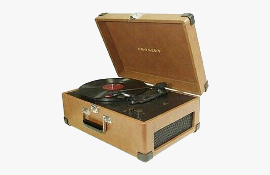 #vinyl #vintage #aesthetic #retro #recordplayer #crosley - 1950s Record Player Png, Transparent Clipart