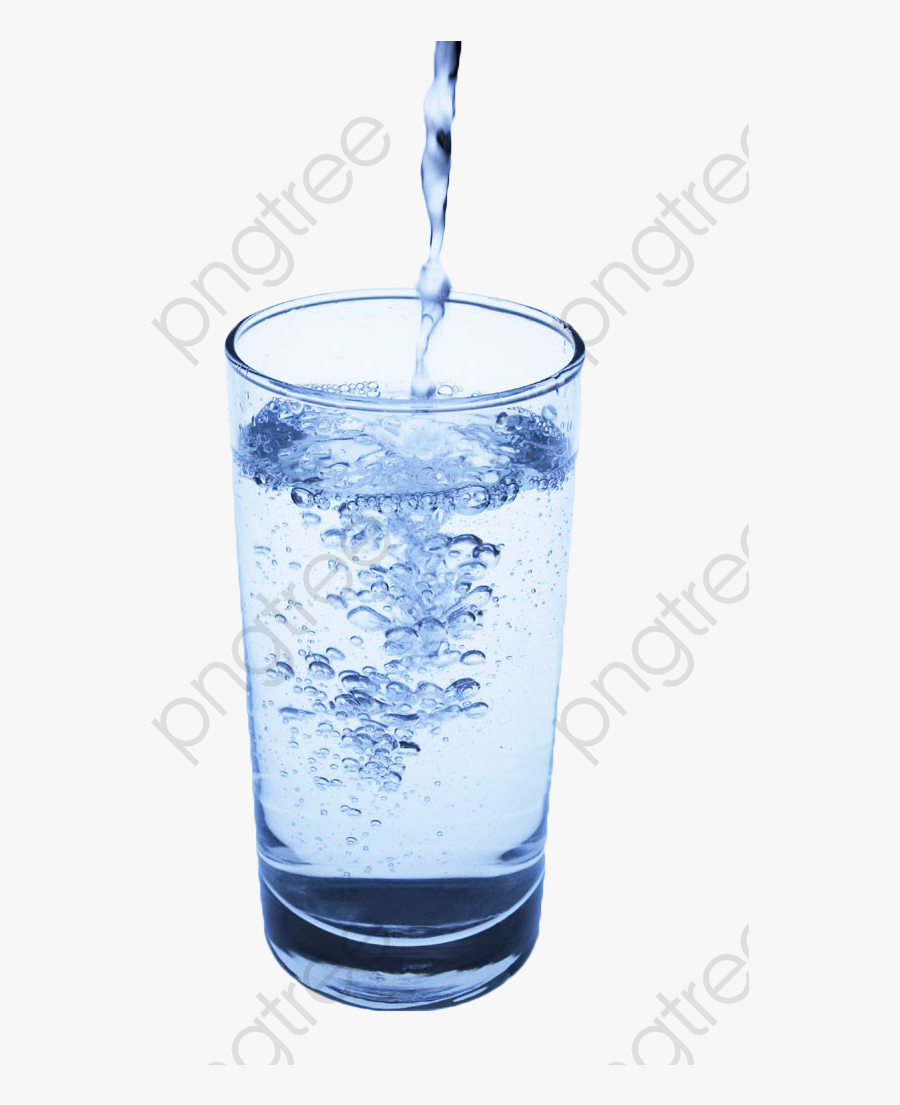 Transparent Water Ripples Clipart - Glass Of Water Illustration, Transparent Clipart