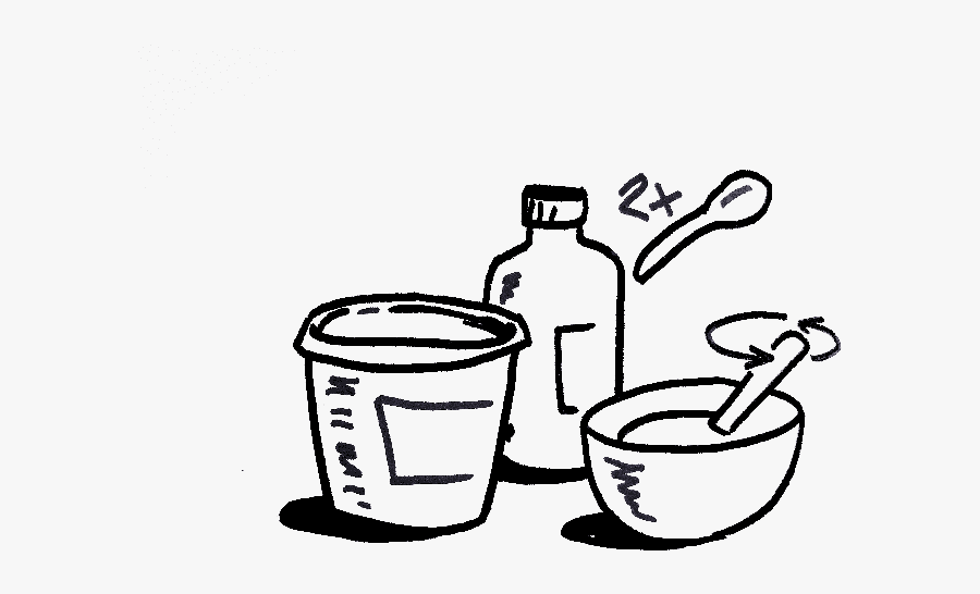 Tools You Need For Bleach Bath For Hair - Sketch, Transparent Clipart
