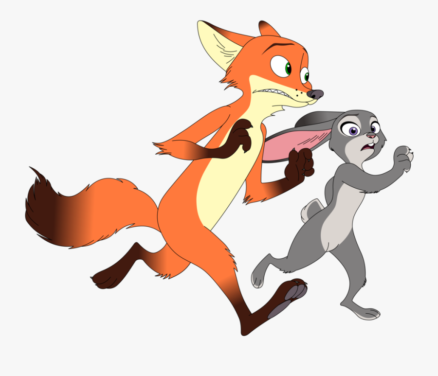 Transparent Nick Wilde Png - Zootopia Nick And Judy Naked, Transparent Clipart