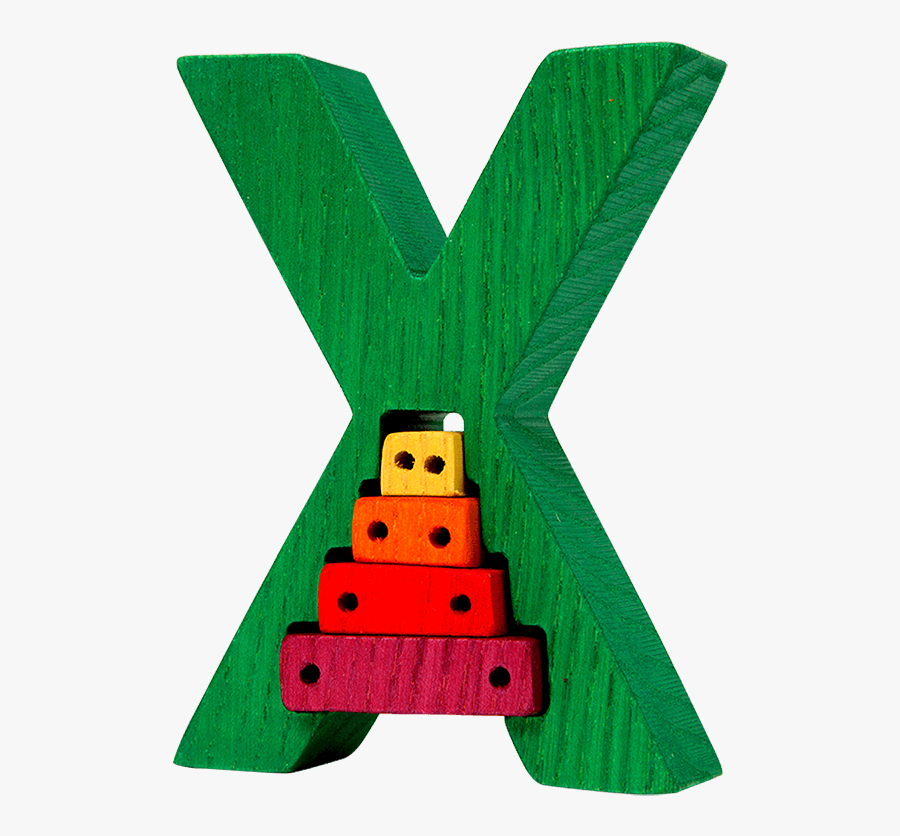 Letra X De Madera En Forma De Xilofono Multicolor En - Craft, Transparent Clipart