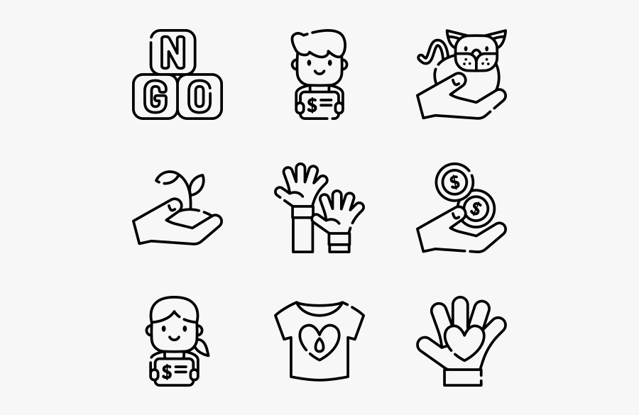 Farm Icons, Transparent Clipart