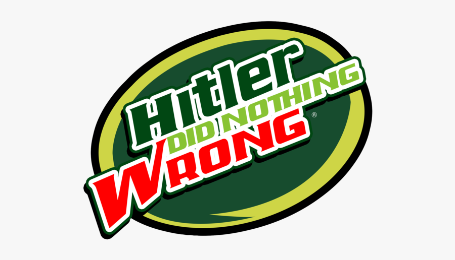 Aong Green Yellow Text Logo Font - Hitler Did Nothing Wrong Song, Transparent Clipart