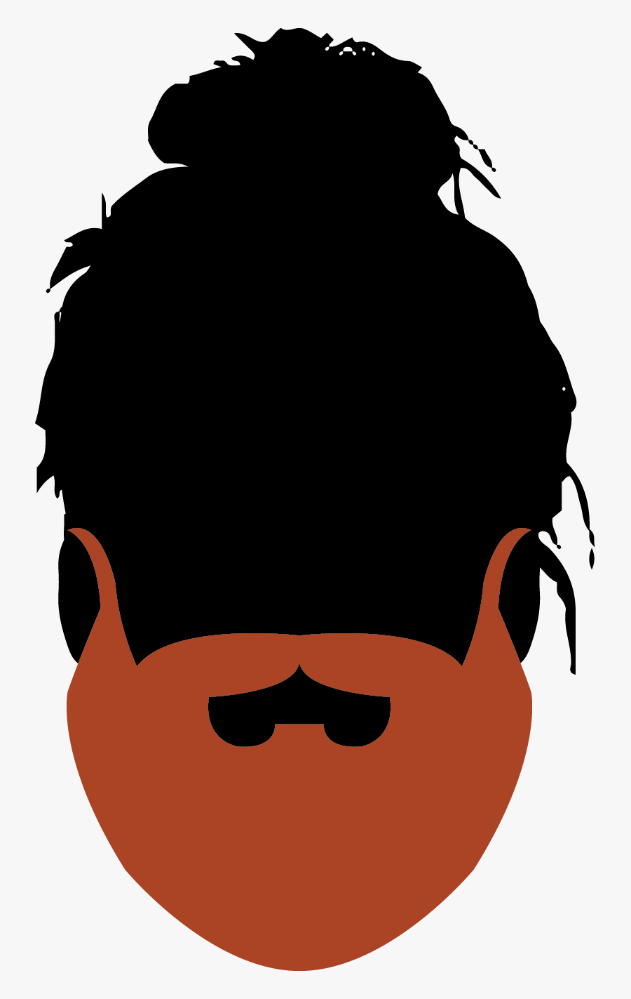 Realistic Mustache Png - Beard, Transparent Clipart