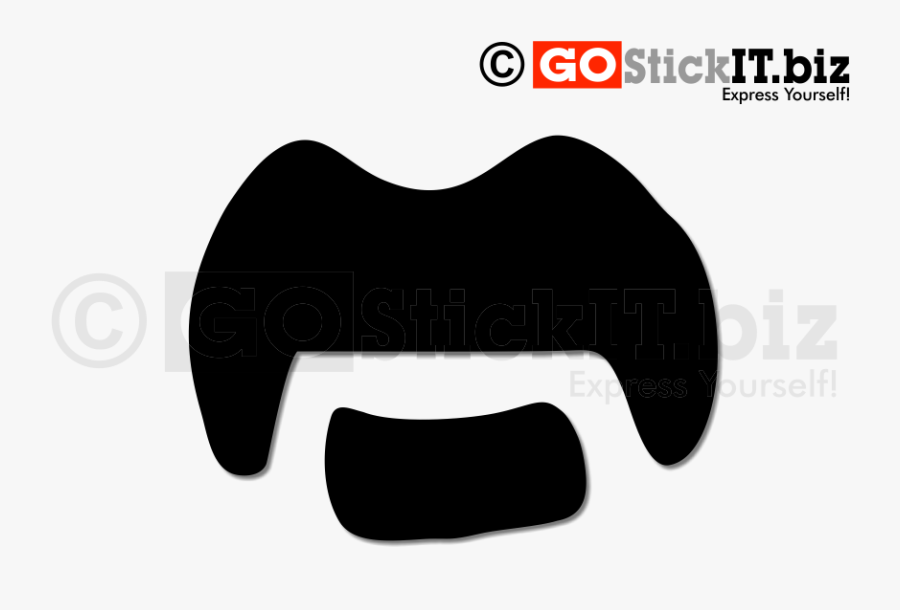 Zappa Moustache Logo, Transparent Clipart