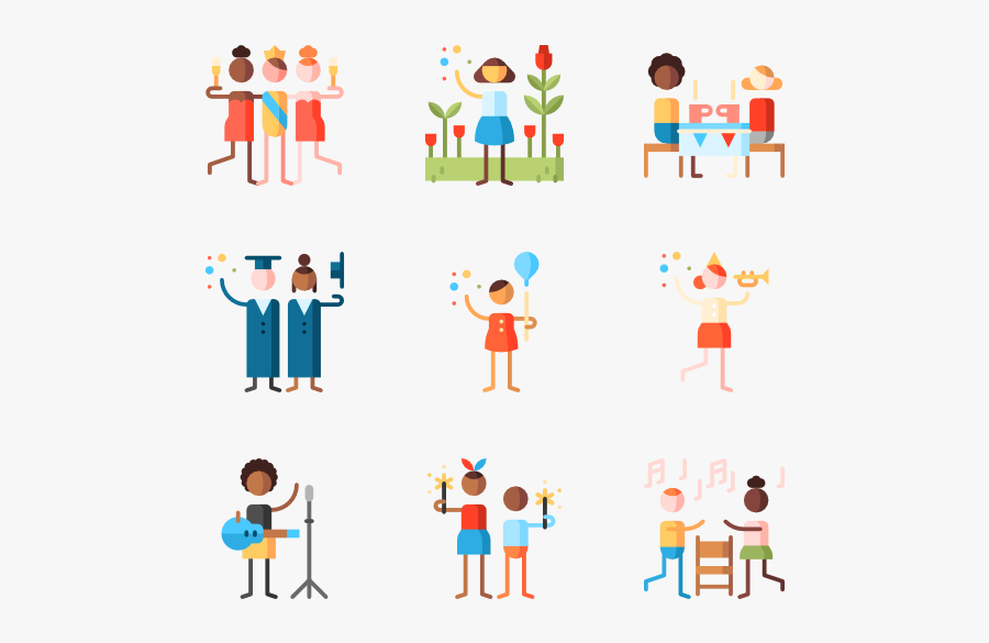 Clip Art Vector Party And Celebration, Transparent Clipart