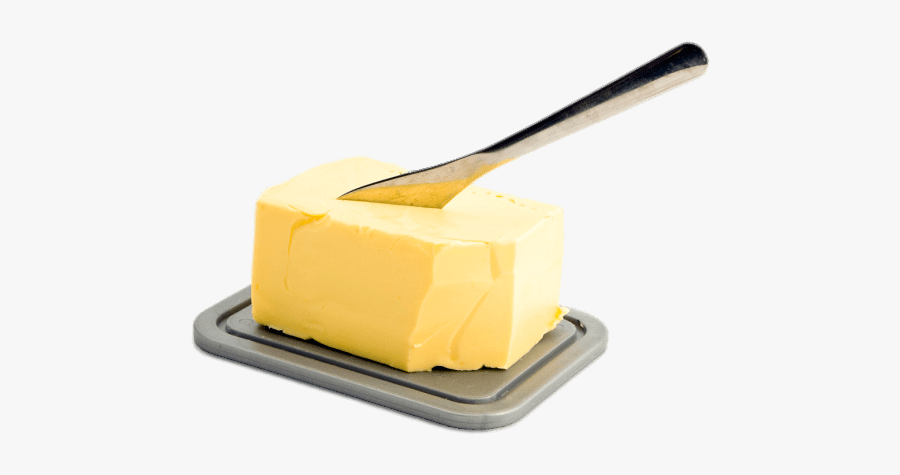 Knife In Butter - Transparent Background Butter Clipart, Transparent Clipart