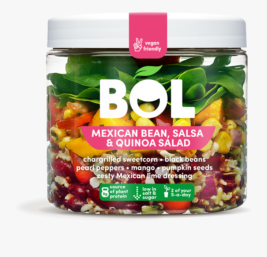 Bean Salsa Quinoa Salad, Transparent Clipart