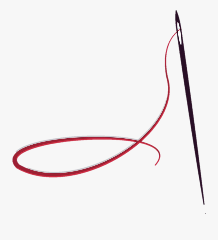 Clip Art Hand Sewing Needles Word - Sew Png, Transparent Clipart