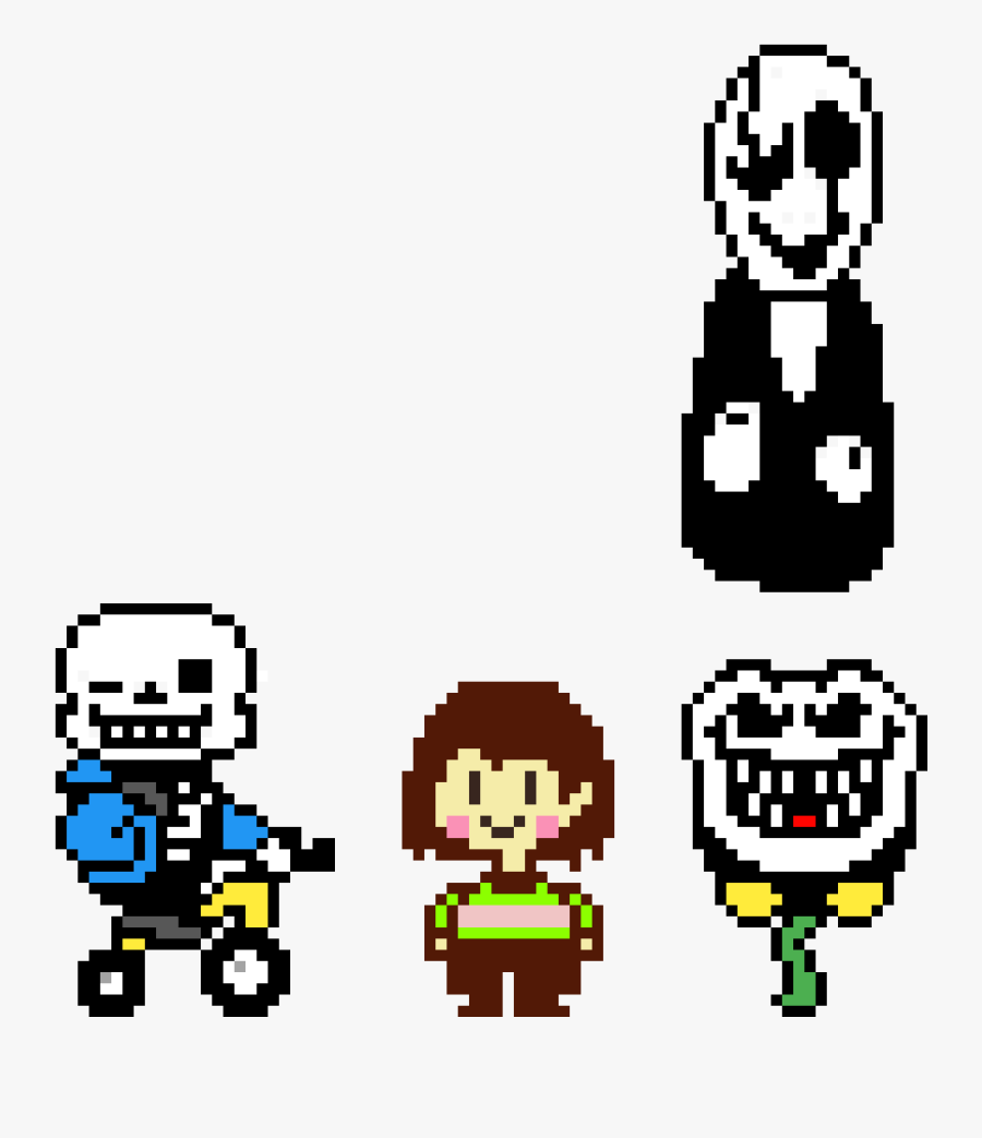 Sans Gaster E Papyrus, Transparent Clipart
