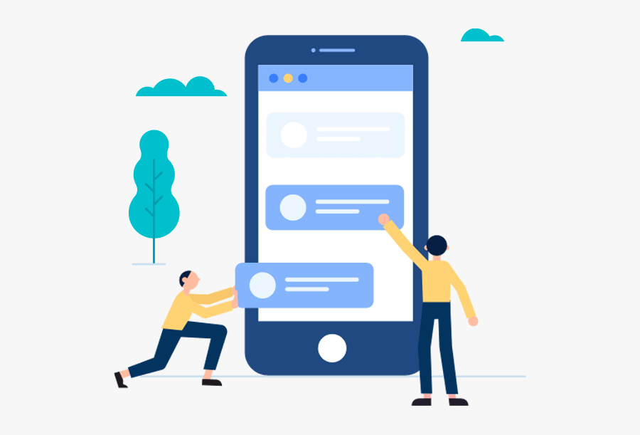 Web Vs Mobile Application, Transparent Clipart