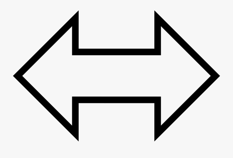 Arah Arrow Computer Icons Bipolar Disorder Angle - Two White Arrows, Transparent Clipart
