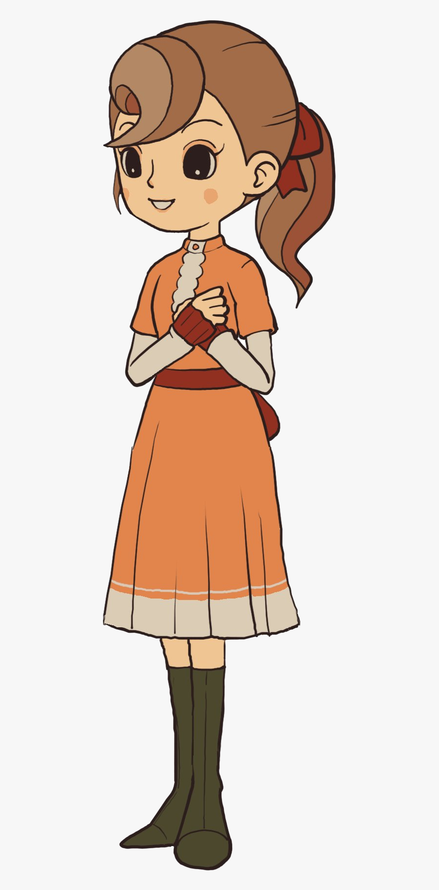 Flora From Professor Layton, Transparent Clipart