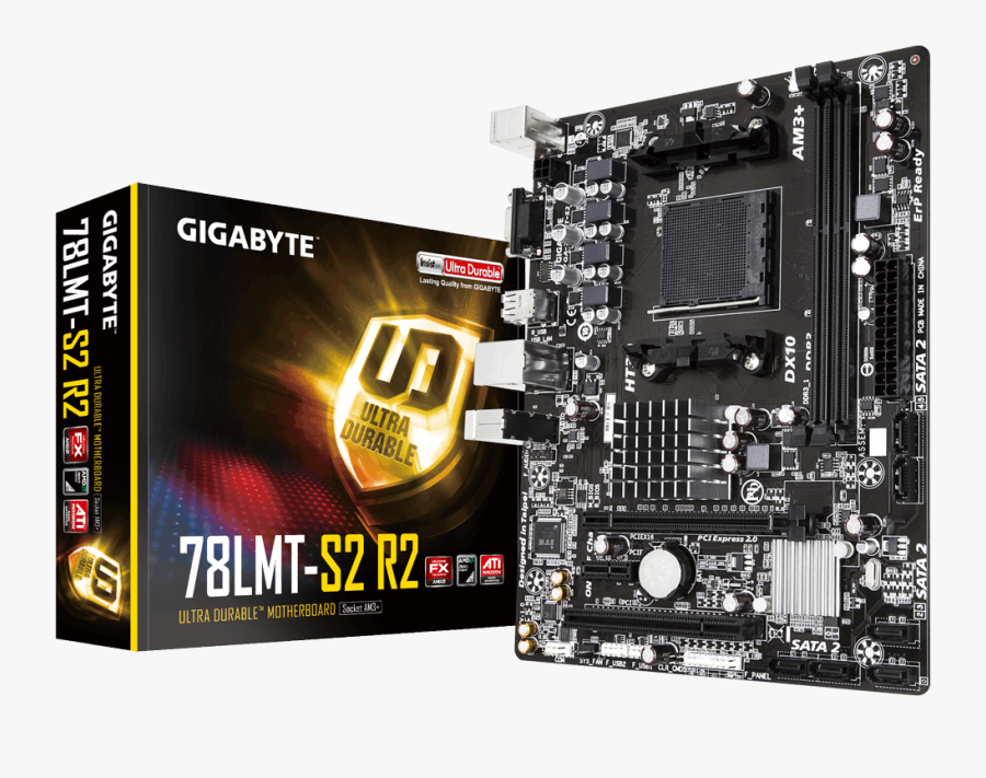 Gigabyte Ga 78lmt S2 , Transparent Cartoons - Gigabyte Ga 78lmt S2 R2, Transparent Clipart