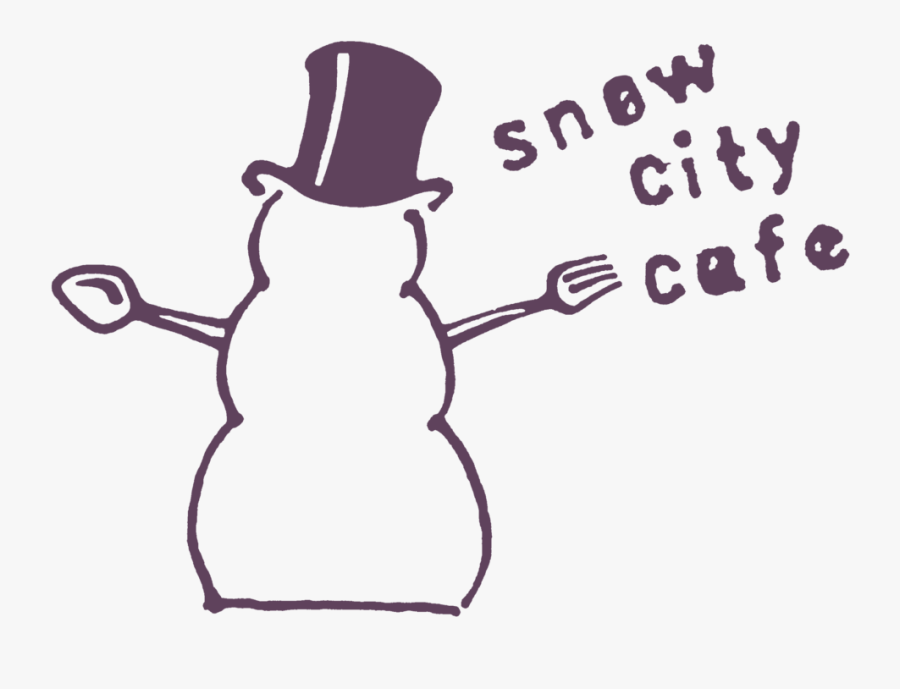 Logos Allrestaurants Bw Vector - Snow City Cafe Logo, Transparent Clipart