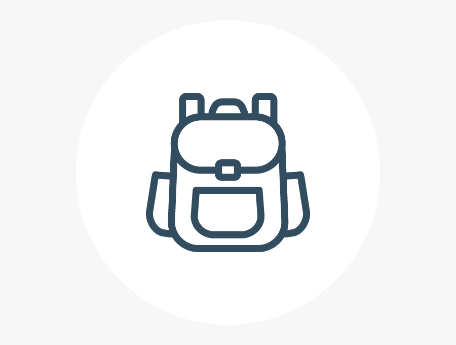 Backpack, Transparent Clipart