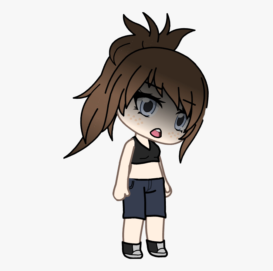#realme #sad #ugly #hated #gacha #gachaverse #gachalife - Gacha Life Ugly Sad, Transparent Clipart