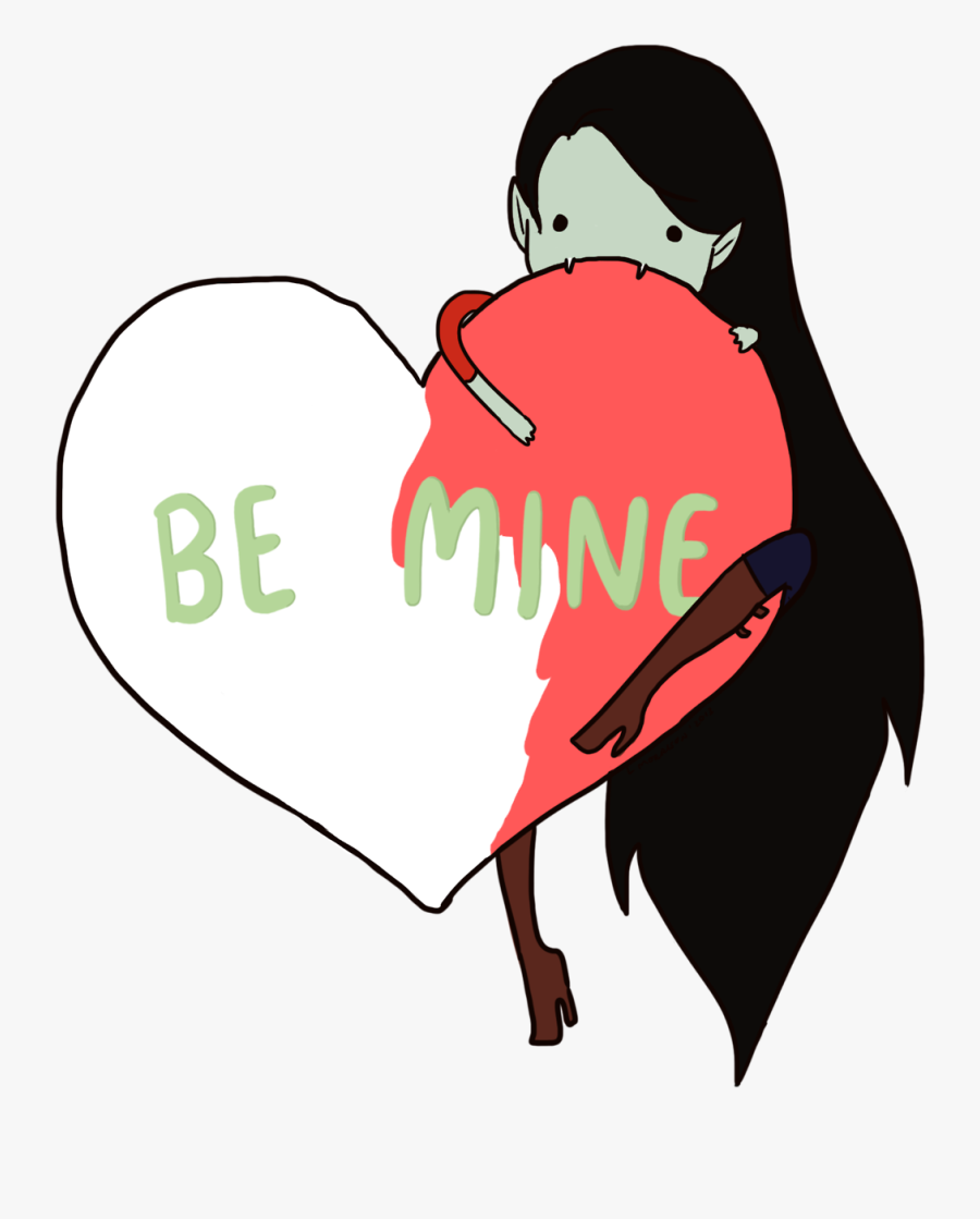 Adventure Time Marceline Heart, Transparent Clipart