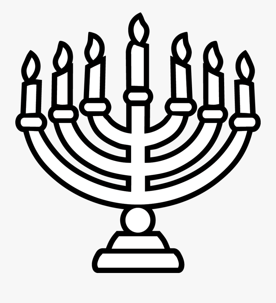 Menora03, Transparent Clipart