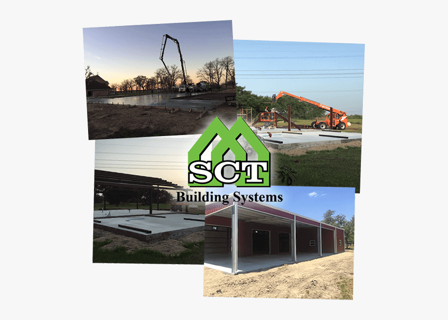 The Process Of A Metal Building Construction - Sign, Transparent Clipart