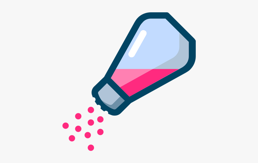 Rose Pepper - Salt Shaker Clipart Transparent, Transparent Clipart