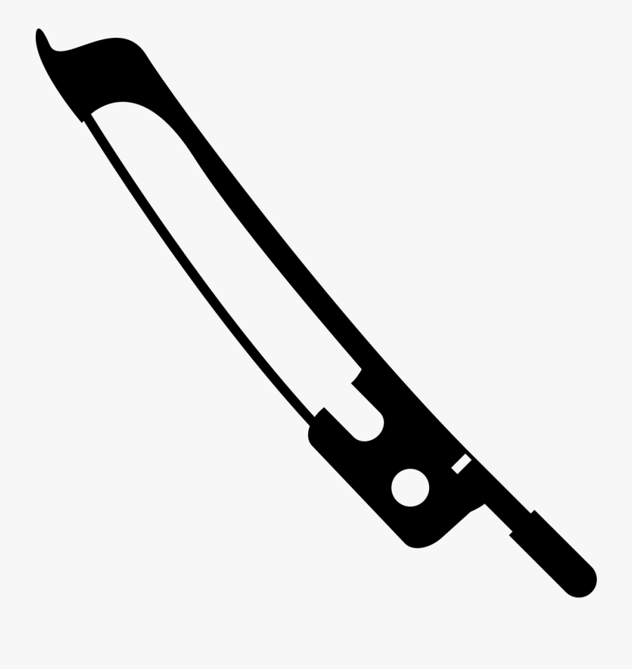 Violin Bow With String - Violin Bow Icon, Transparent Clipart