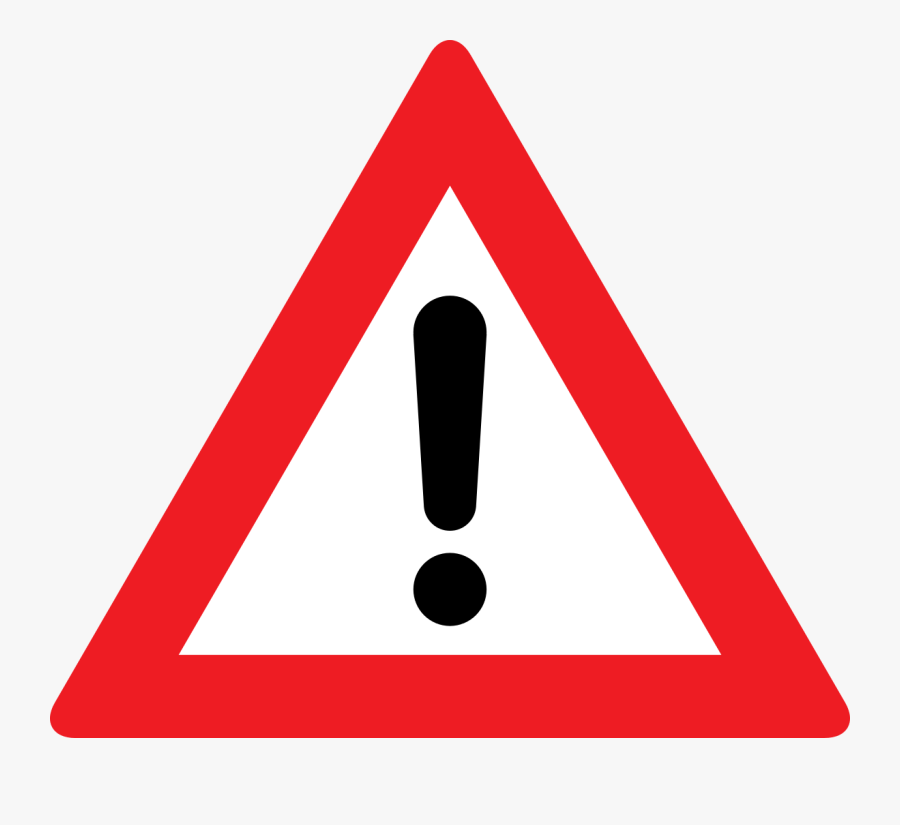 Warning Sign Clipart - Warning Sign Icon, Transparent Clipart