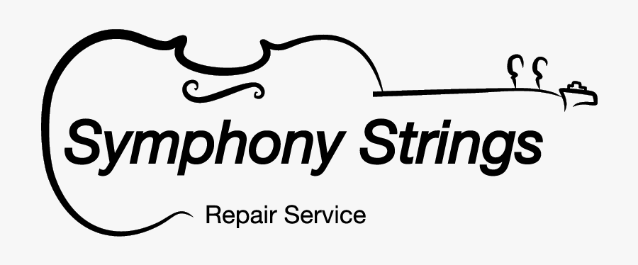 Symphony Strings - Calligraphy, Transparent Clipart