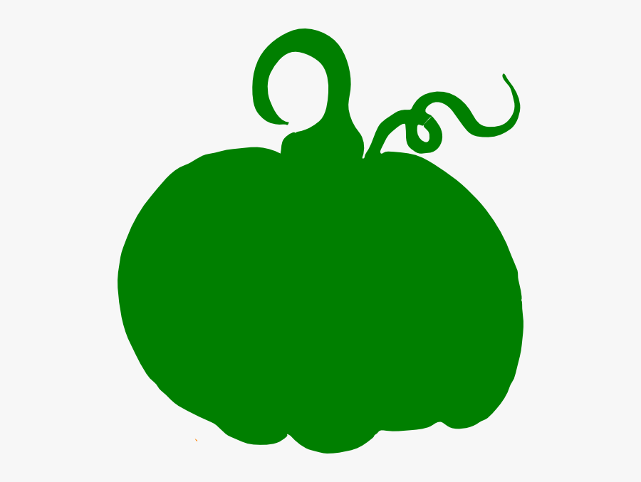 Green Pumpkin Clip Art At Clker - Black Pumpkin Png Transparent, Transparent Clipart