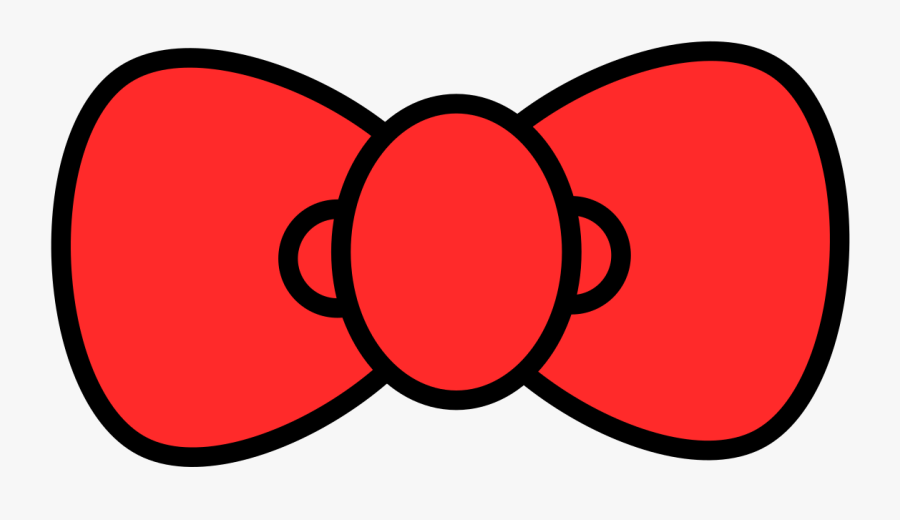 Bow Clip Arts - Red Bow Drawing, Transparent Clipart