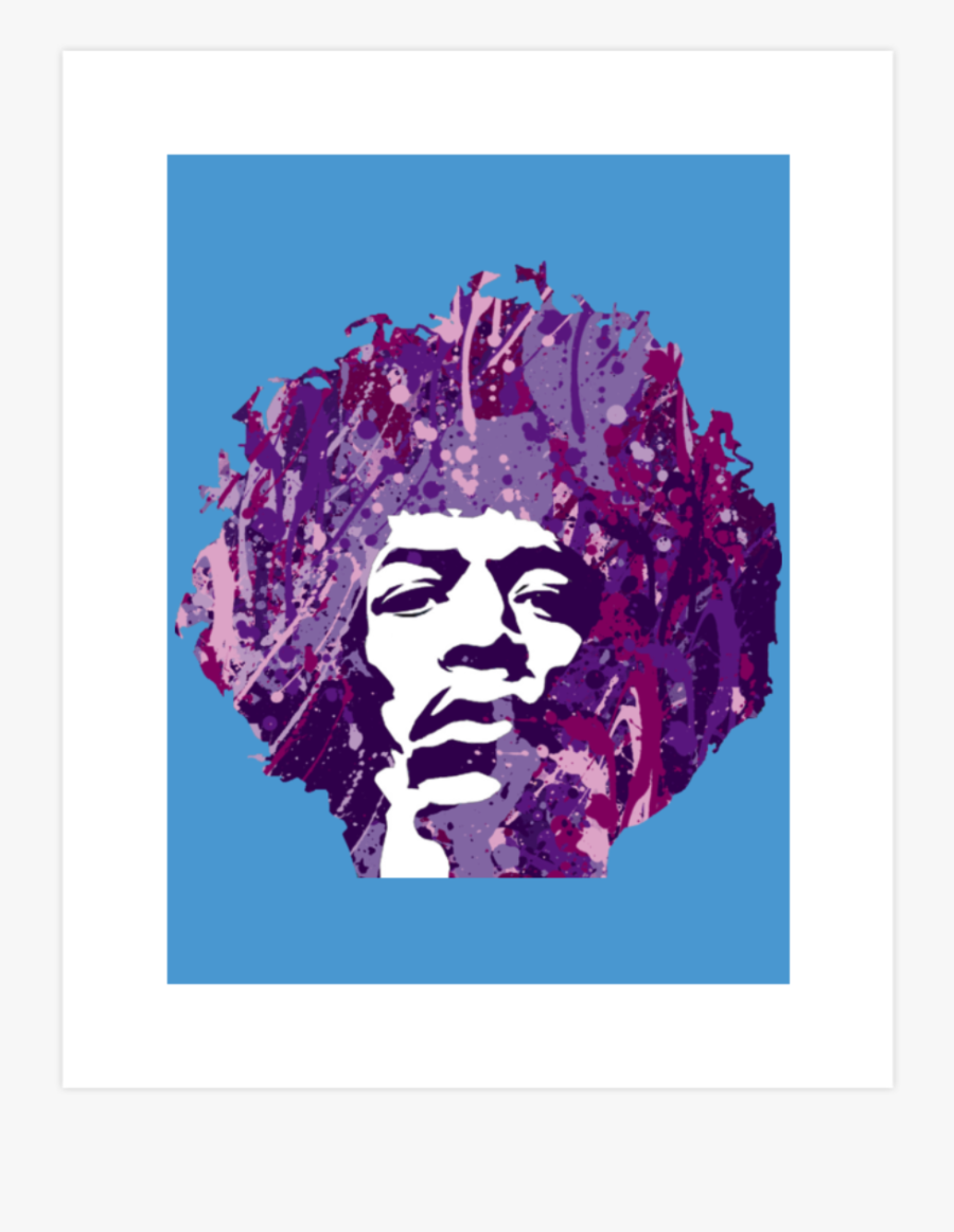 Jimi Hendrix Hoodie Graphic Design T Shirt - Jimi Hendrix Stencil, Transparent Clipart