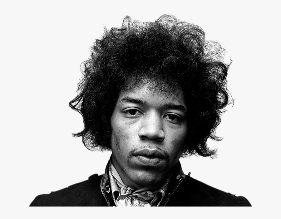 Jimi Hendrix Portrait - Jimi Hendrix, Transparent Clipart