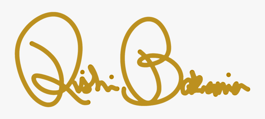Rishi Bakrania - Calligraphy, Transparent Clipart
