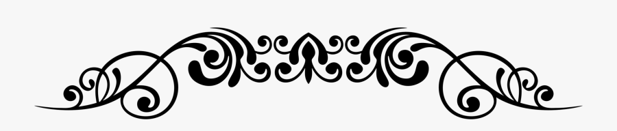 Border Design Clipart Black And White, Transparent Clipart