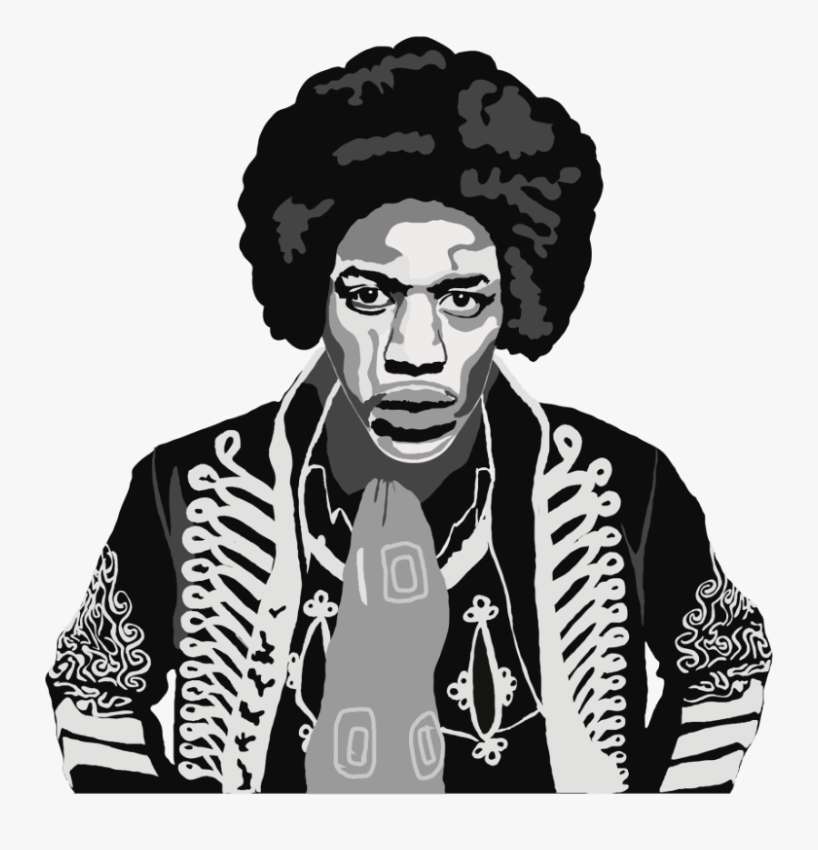 Hendrix - Illustration, Transparent Clipart