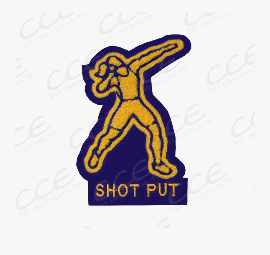 Shot Put Female Sleeve Patch - Emblem, Transparent Clipart