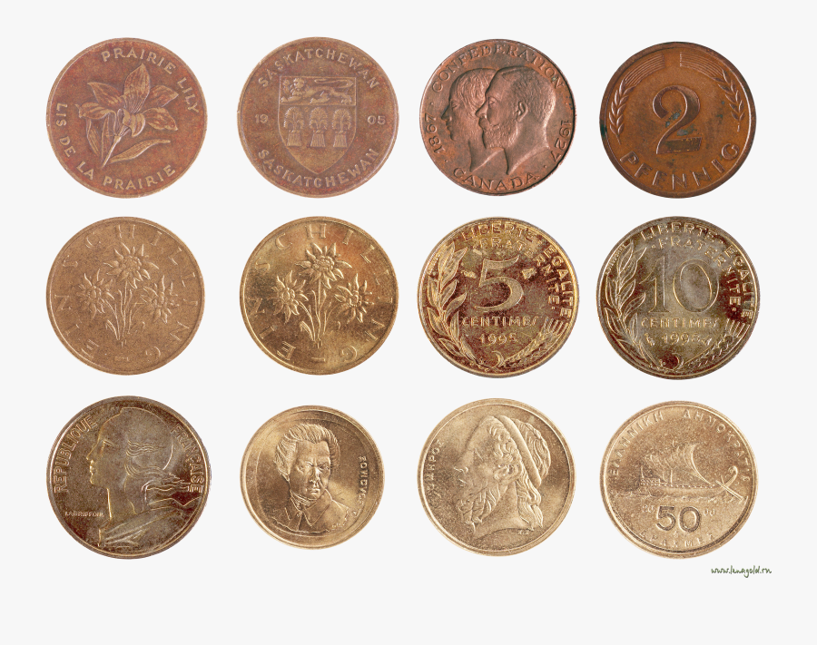 Coins Png Image - Computer Parts Clipart In Blue, Transparent Clipart