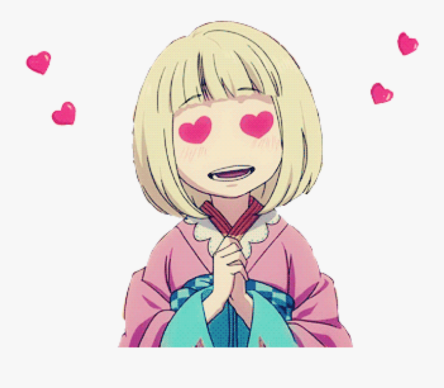 Transparent Eye Emoji Png - Anime Girl Heart Eyes, Transparent Clipart