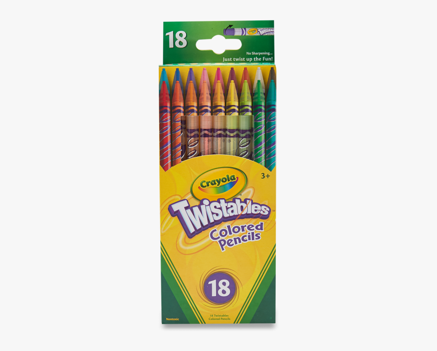 Colored Pencils Png - Crayola Twistables Colored Pencils 18, Transparent Clipart