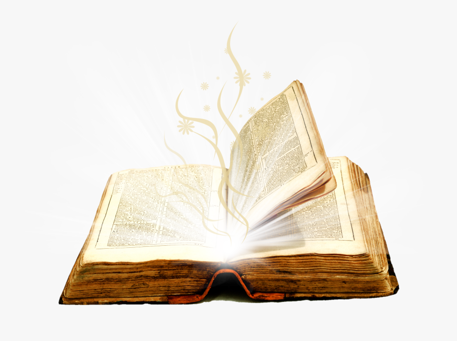 Bible Psalms Book Of Nehemiah - Transparent Background Magic Book Png, Transparent Clipart