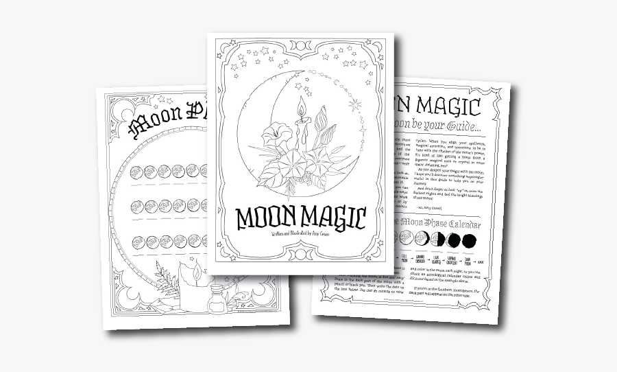 Clip Art Planner For A Magical - Coloring Book Of Shadows Planner For A Magical 2019, Transparent Clipart