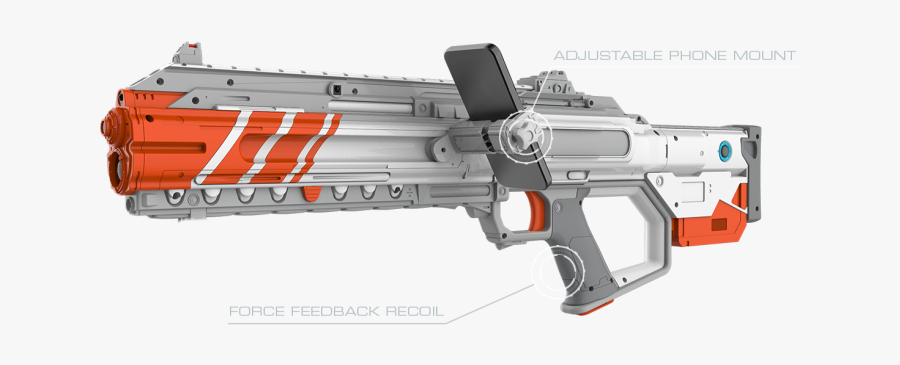 Laser Tag Gun Clip Art - Sr 12 Rogue Recoil Weapon, Transparent Clipart
