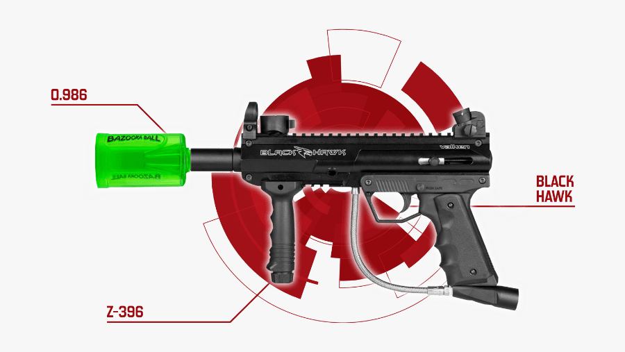 Nerf Blaster - Paintball Marker, Transparent Clipart