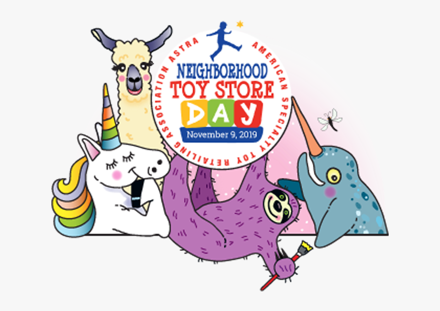 Neighborhood Toy Store Day, Transparent Clipart