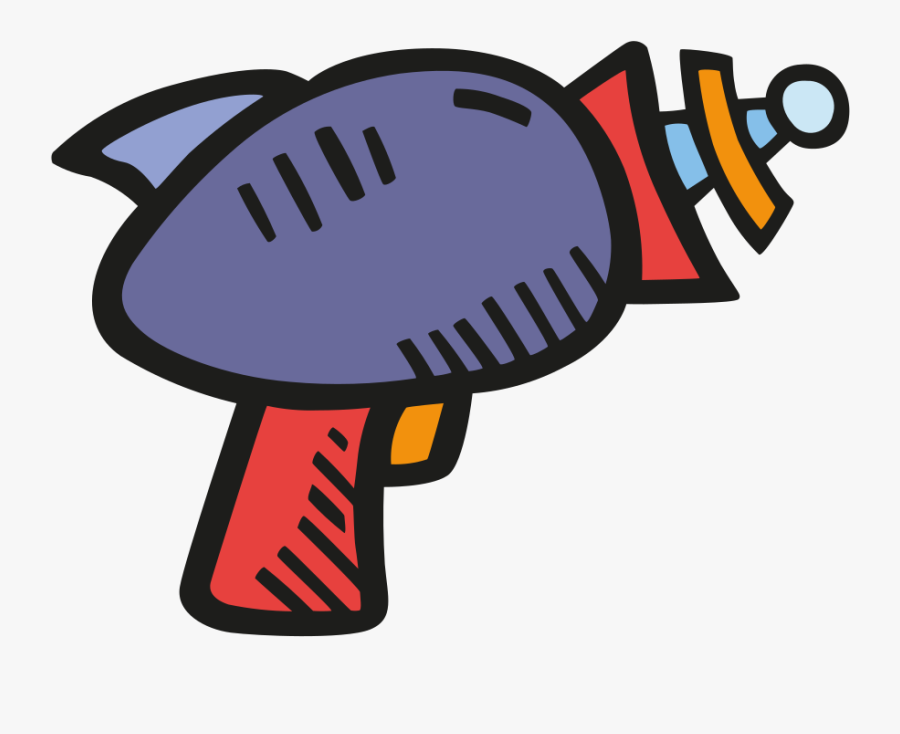 Laser Gun Icon - Cartoon Laser Gun Png, Transparent Clipart