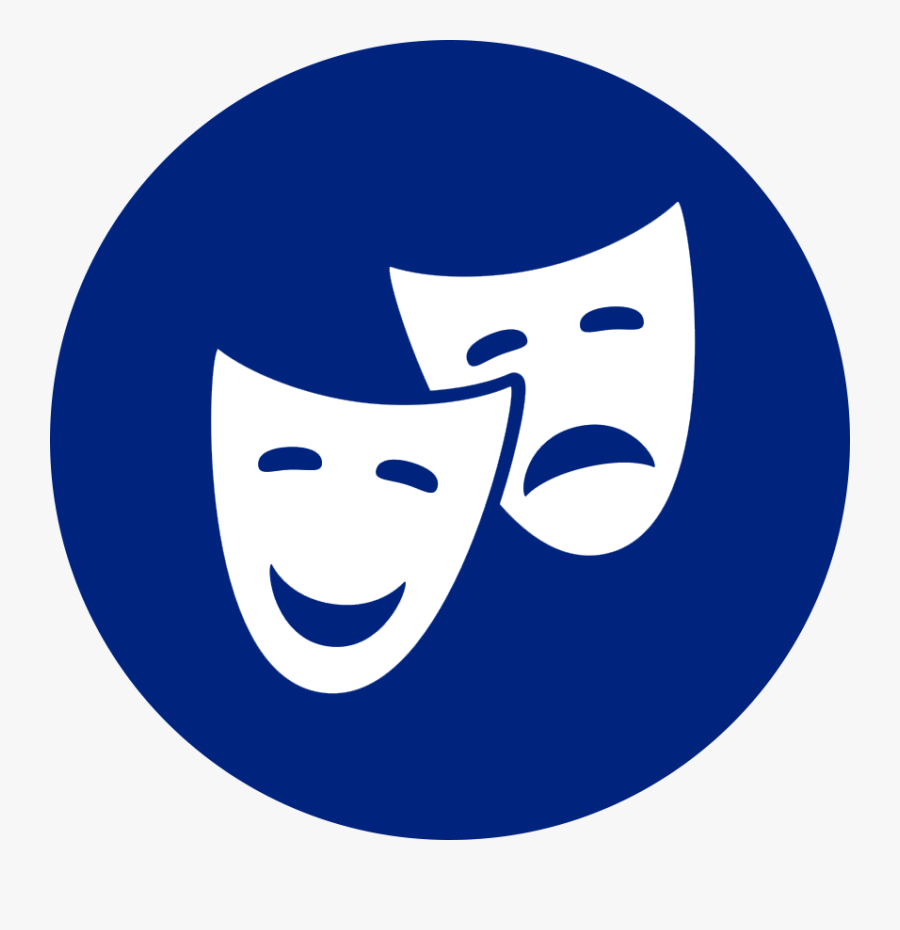 Deals - Theater Icon Round, Transparent Clipart