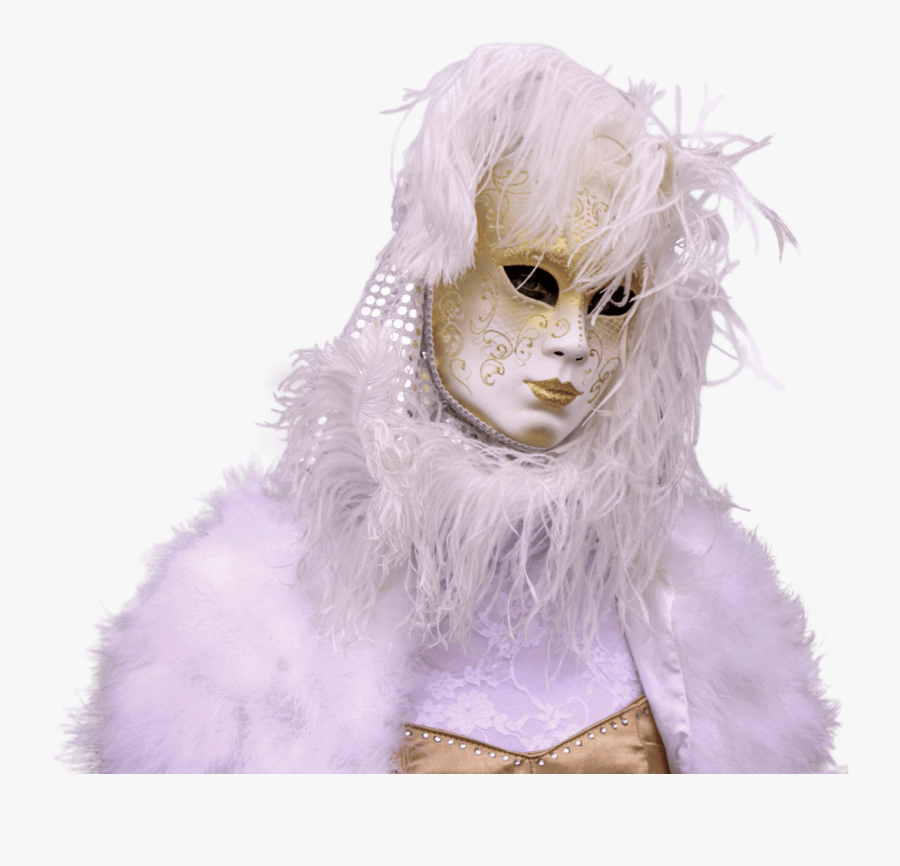 Mask Carnival White - Carnival, Transparent Clipart